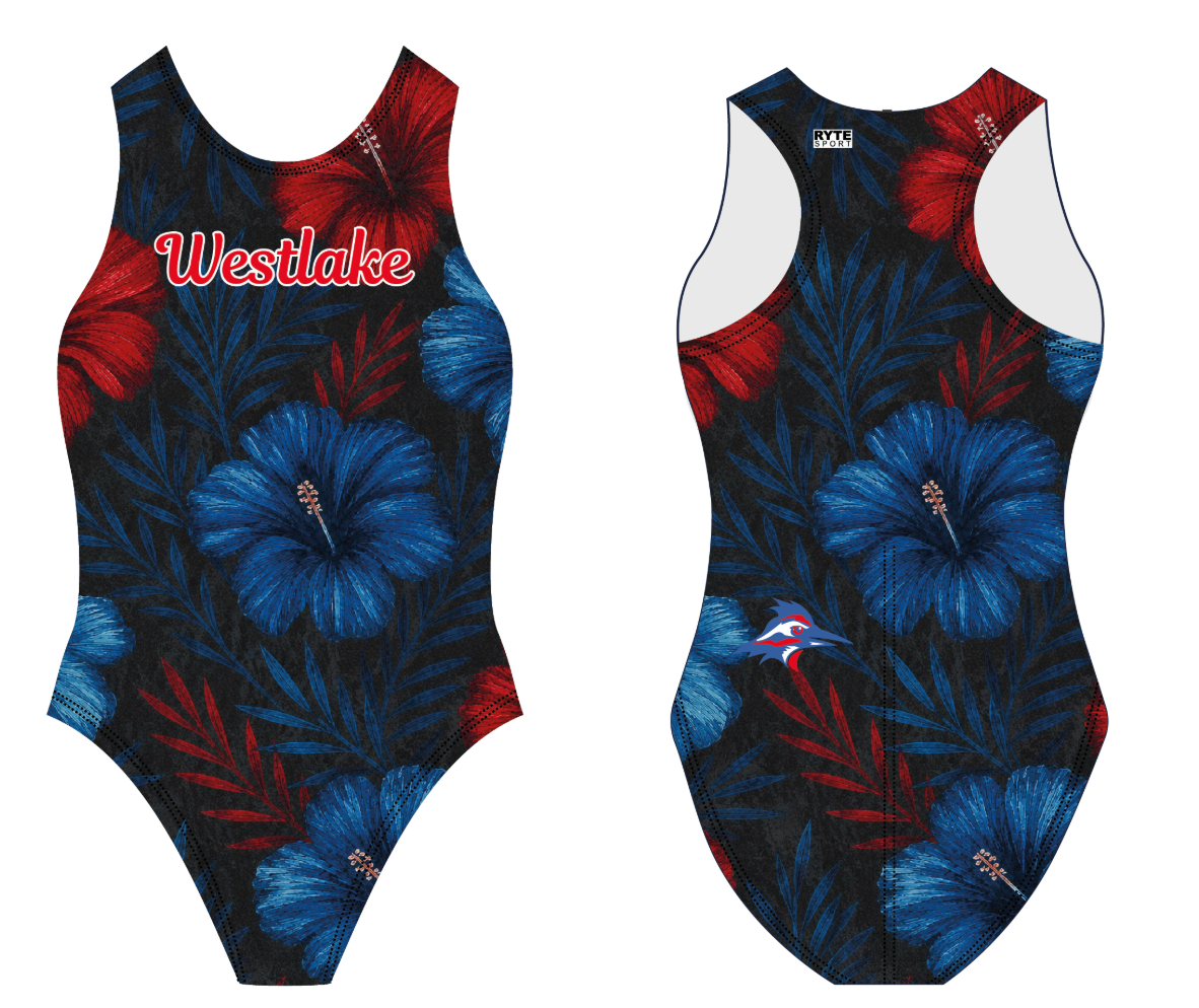 Westlake High School Zip Up Water Polo Suit